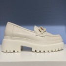 KMB A5893 Off White Chunky Loafers thumbnail
