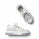 Pavement Boo White/Grey Leather Sneakers thumbnail
