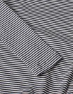 Mads Nørgaard 2x2 Cotton Stripe Susi Long Sleeve Top Parisian Night Vanilla Ice thumbnail
