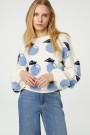Fabienne Chapot Apple Pullover Cosy White/Blue thumbnail