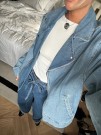 Modström IBENMD Denim Biker Jacket 80s blue wash thumbnail