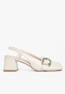 Bukela Deva Slingback Shoe Patent Latte White thumbnail
