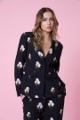 Cras Vickycras Blazer Black Flowers thumbnail