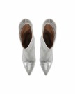 Shoe Biz Miriam Boot Silver Metallic Leather thumbnail