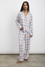 Clara Pajama Set Ivory Lilac River thumbnail