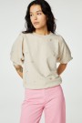 Fabienne Chapot Jana SS Oatmeal Melange Sweater  thumbnail
