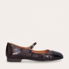 BILLI BI A7433 Mary jane Ballerina Brown Patent  thumbnail