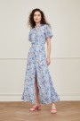Mia Maxi Dress Shrimp Cocktail Blue thumbnail
