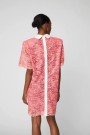 Stella Nova LA51-4078 Sequined Lace Shirt Dress Amazing Pink thumbnail