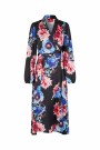 Cras Laracras Wrap Dress Black Blossom thumbnail