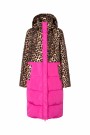 Cras Camicras Puffer Jacket Fuchsia Leo thumbnail