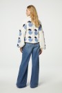 Fabienne Chapot Apple Pullover Cosy White/Blue thumbnail