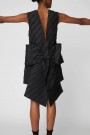 Stella Nova Mini Dress With Bow Detail - Black thumbnail
