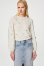 Fabienne Chapot Hilly Multi Pullover Embroidered flowers Cozy White thumbnail