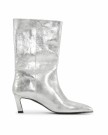 Shoe Biz Miriam Boot Silver Metallic Leather thumbnail