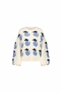 Fabienne Chapot Apple Pullover Cosy White/Blue thumbnail