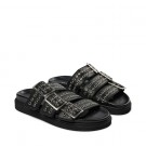 Pavement Joan Black Leather Sandal thumbnail