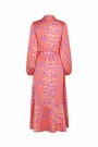 CRAS kjole lang arm Laracras Dress Leo Orange thumbnail