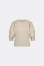 Fabienne Chapot Jana SS Oatmeal Melange Sweater  thumbnail