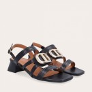 Billi Bi A6540 Black Nappa Leather Heel Sandal thumbnail
