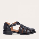 Billi Bi A6315 Fisherman Sandal Black Leather  thumbnail