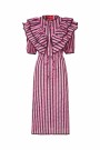 Crãs Sylviacras midi dress Pink Stripe thumbnail