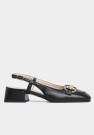 Bukela Pear Black Slingback Shoe thumbnail