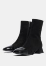 Bukela Asti Black Suede And Patent Leather Boots thumbnail