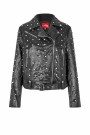 Cras Marinacras Studded Biker Jacket Black thumbnail