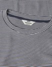 Mads Nørgaard 2x2 Cotton Stripe Tuba Tee Long Sleeve Parisian Night/Vanilla Ice thumbnail