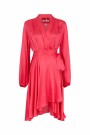 Cras Lauracras Paradise Pink Wrap Dress thumbnail