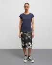 Mads Nørgaard Organic Jersey Teasy Tee Cotton Parisian Night Blue thumbnail