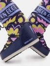 MOON BOOT ICON FLOWER-PRINT BLUE WINTER BOOTS thumbnail