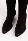 BUKELA Josie Long Suede Boots Black thumbnail