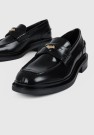 Bukela Patrice Penny Loafer Black Leather  thumbnail