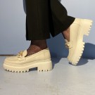 KMB A5893 Off White Chunky Loafers thumbnail
