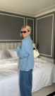 Modström IBENMD Denim Biker Jacket 80s blue wash thumbnail