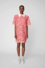 Stella Nova LA51-4078 Sequined Lace Shirt Dress Amazing Pink thumbnail