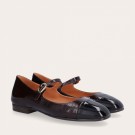 BILLI BI A7433 Mary jane Ballerina Brown Patent  thumbnail