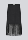 Modström KylerMD Fringe Skirt Black thumbnail