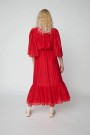 Stella Nova SQ51-4099 POINTELLE WRAP DRESS FLAME RED thumbnail