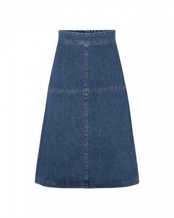 Lunar Skirt Vintage Blue Denim