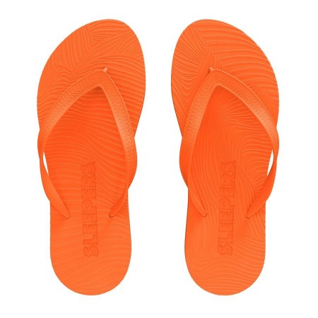 Slim Wide Strap Flip Flop Orange