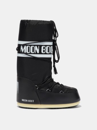 MOON BOOT Icon Nylon Black